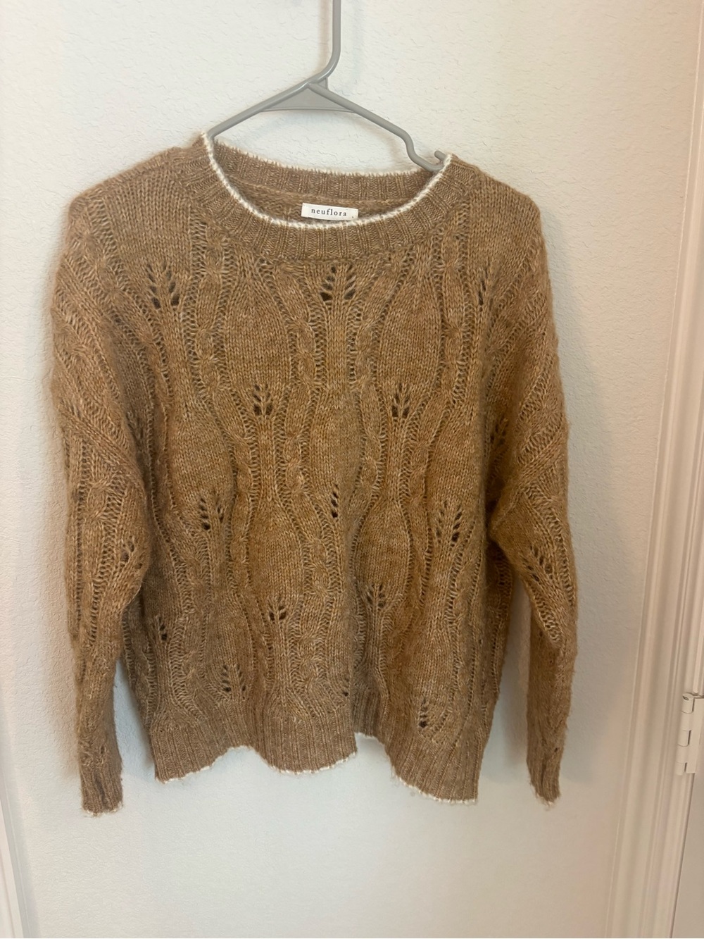 Neuflora Tan Knit Sweater